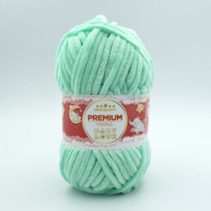 Пряжа плюшева Premium Yarns Baby Love 345 м’ятно-бірюзовий