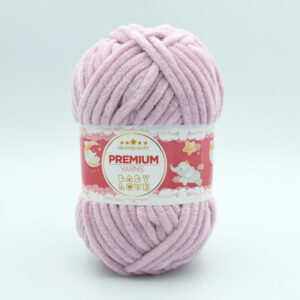 Пряжа плюшевая Premium Yarns Baby Love 349 сиреневая пудра