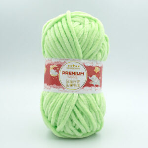 Пряжа плюшевая Premium Yarns Baby Love 350 салатовый
