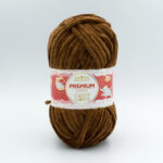 Пряжа плюшевая Premium Yarns Baby Love 366 коричневый