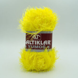 Пряжа Травка Saltiklar Yumos 57 желтый лимон