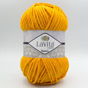 Пряжа LaVita Yarn Velurex 3012 желто-оранжевый