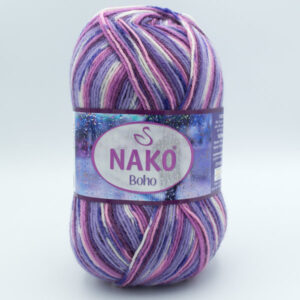 Пряжа Nako Boho 82456 Purple Rain