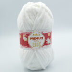 Пряжа плюшевая Premium Yarns Baby Love 363 молочно-белый