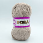Пряжа Madame Tricote Dora 130 серо-бежевый