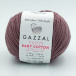 Пряжа Gazzal Baby Cotton XL мокко 3455XL