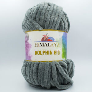 Пряжа плюшевая Himalaya Dolphin Big 76707 серый