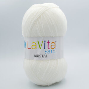 Пряжа LaVita Kristal 9501 белый