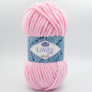 Пряжа плюшевая LaVita Yarn Velur 4007 розовый