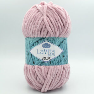 Пряжа плюшевая LaVita Yarn Velur 4002 пудра