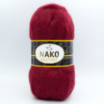 Пряжа Nako King Moher 11279 бордо