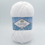 Пряжа LaVita Yarn Velur 1002 білий