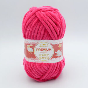 Пряжа плюшева Premium Yarns Baby Love 314 малиновий