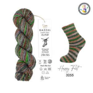 Пряжа Gazzal Happy Feet 3255