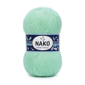 Пряжа Nako Mohair Delicate 3415 м’ята
