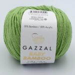 Пряжа Gazzal Baby Bamboo 95240 зеленый