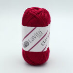 Пряжа Etamin LaVita Yarn 2515 темно красный