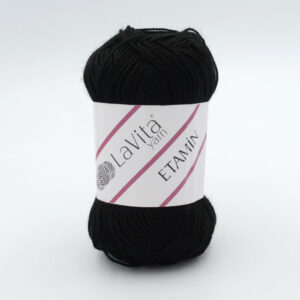 Пряжа Etamin LaVita Yarn 9500 чорний