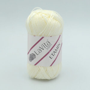 Пряжа Etamin LaVita Yarn 9502 молочний
