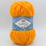 Пряжа плюшевая LaVita Yarn Velur 3012 оранжевый
