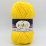 Пряжа Nako Spaghetti 1253 жовтий