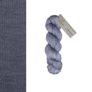 Пряжа Gazzal Wool Silk Storm Gray 11132 серый