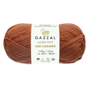 Пряжа Gazzal Happy Feet Uni Colors 3560
