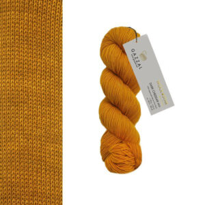 Пряжа Gazzal Wool Star Dark Cheddar 3830 гірчично-помаранчевий