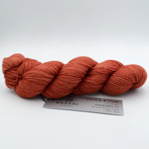 Пряжа Gazzal Wool Star Mandarin 3831 теракотовий