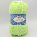Пряжа плюшева LaVita Yarn Velur 8149 салатовий
