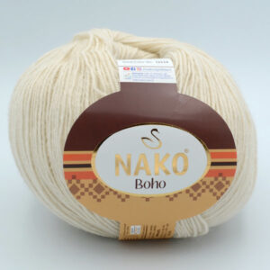 Пряжа Nako Boho 12534 молочно-бежевий