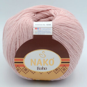 Пряжа Nako Boho 12538 пудра