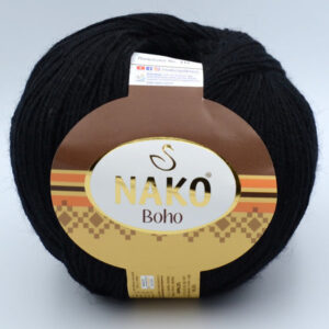 Пряжа Nako Boho 217 чорний