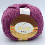 Пряжа Nako Boho 569 фуксія