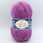 Пряжа Nako Mohair Delicate 1048 розово-сиреневый