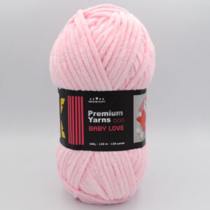 Пряжа плюшевая Premium Yarns Baby Love 100 розовый 319