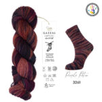 Пряжа Gazzal Happy Feet 3261 Purple Potion