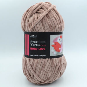 Пряжа плюшевая Premium Yarns Baby Love 100 мокко 369