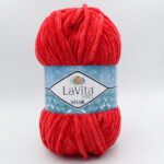 Пряжа плюшева LaVita Yarn Velur 2313 червоний