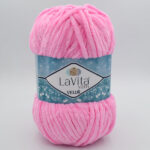 Пряжа плюшевая LaVita Yarn Velur 4017 розовый