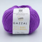 Пряжа Gazzal Baby Wool XL бузковий 815XL