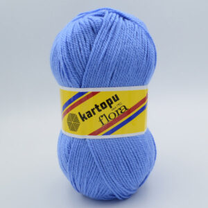 Пряжа Kartopu Flora 535 голубой