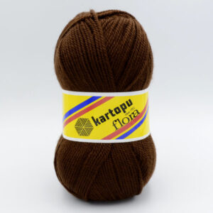 Пряжа Kartopu Flora 890 шоколад