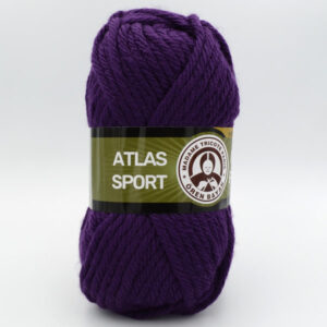 Пряжа Madame Tricote Atlas Sport 060 темно-фиолетовый