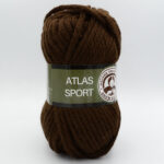 Пряжа Madame Tricote Atlas Sport 083 шоколад