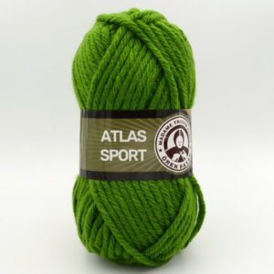 Пряжа Madame Tricote Atlas Sport 087 зеленый