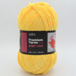 Пряжа плюшевая Premium Yarns Baby Love 100 желтый 313