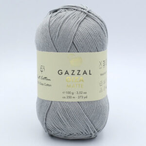 Пряжа Gazzal Giza Matte 5554 серый