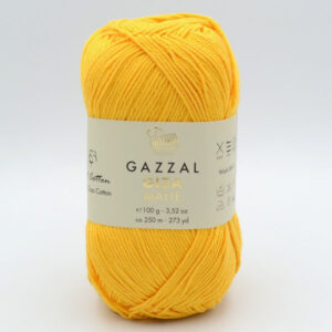 Пряжа Gazzal Giza Matte 5564 желто-оранжевый