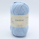 Пряжа Gazzal Giza Matte 5574 блакитний
